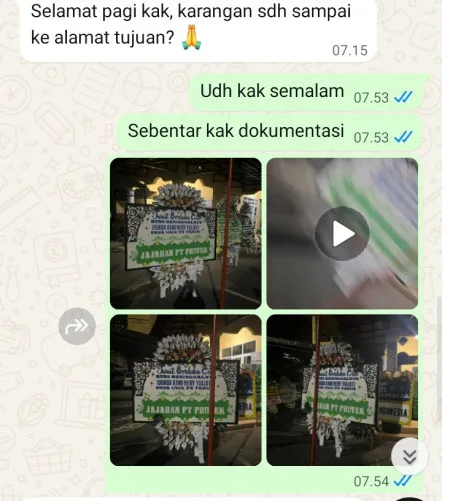 Pengiriman Papan Bunga Selamat Cipinang Melayu