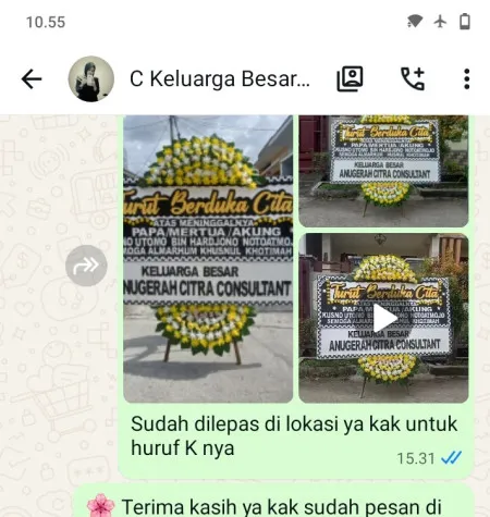 Pengiriman Papan Bunga Duka Cipinang Melayu